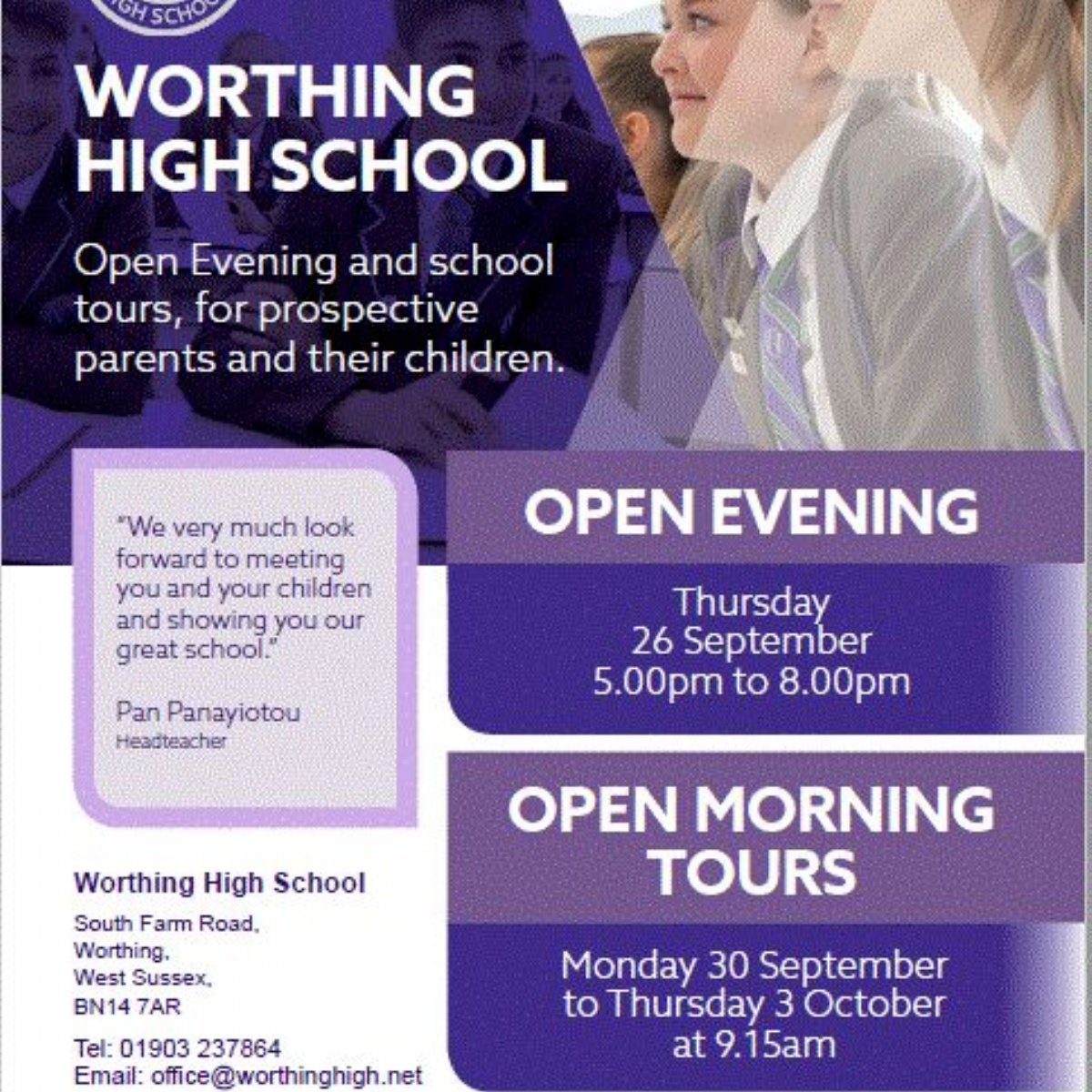 Worthing High School Item Not Available